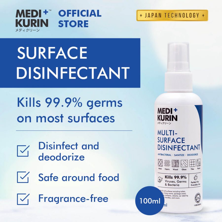 MEDI+KURIN Surface Disinfectant Spray 100ml