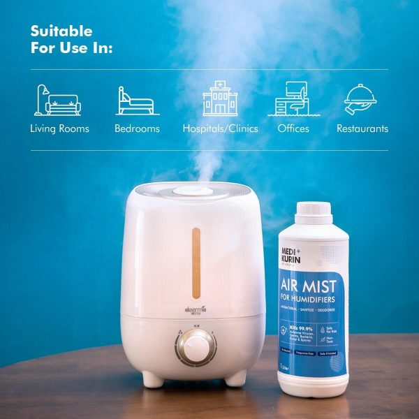 MEDI+KURIN HOCl Air Mist For Humidifiers Suitable To Use In Many Area
