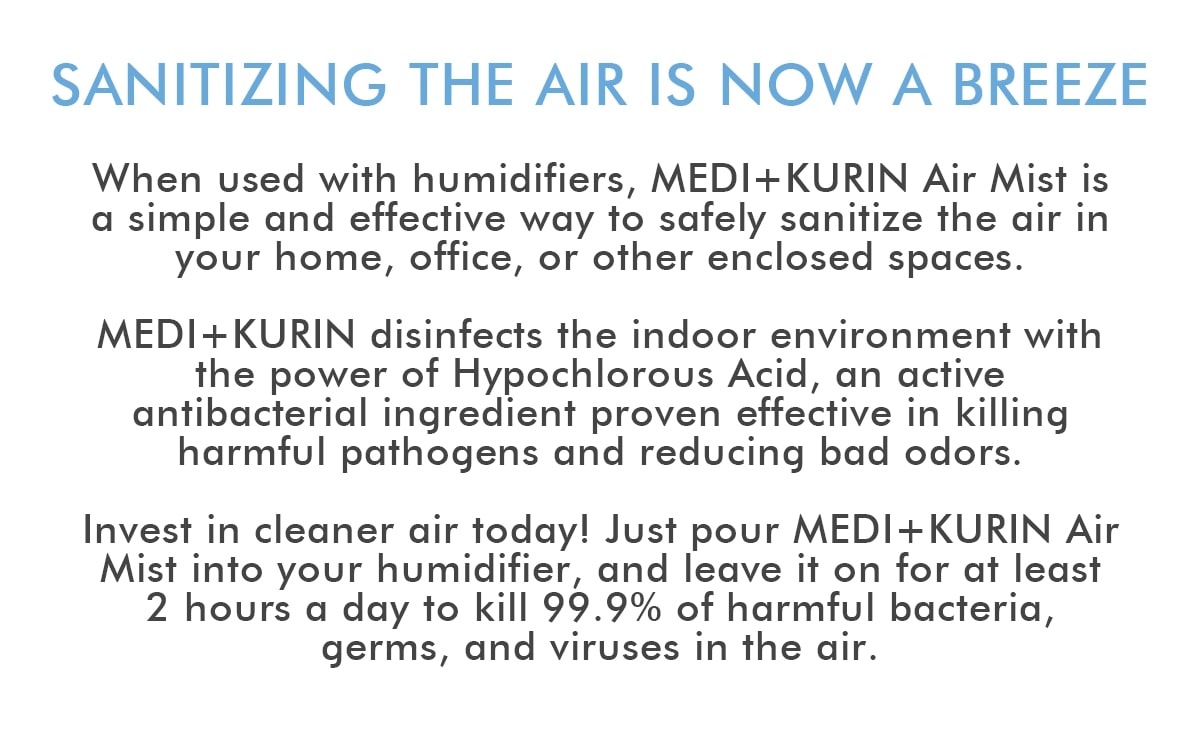 MEDI+KURIN HOCl Air Mist For Humidifiers