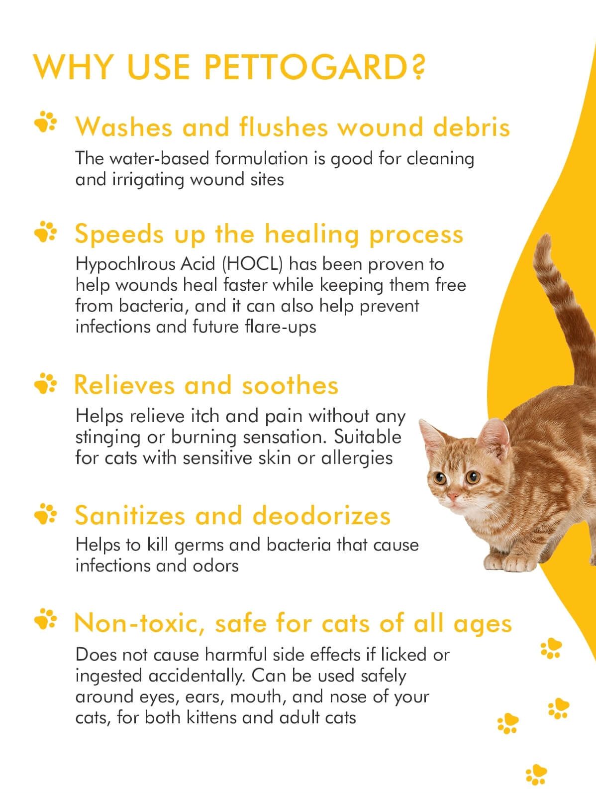 Why Use MEDI+KURIN HOCl PettoGard For Cats
