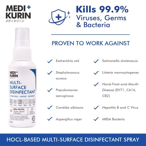 MEDI+KURIN Multi-Surface Disinfectant Spray