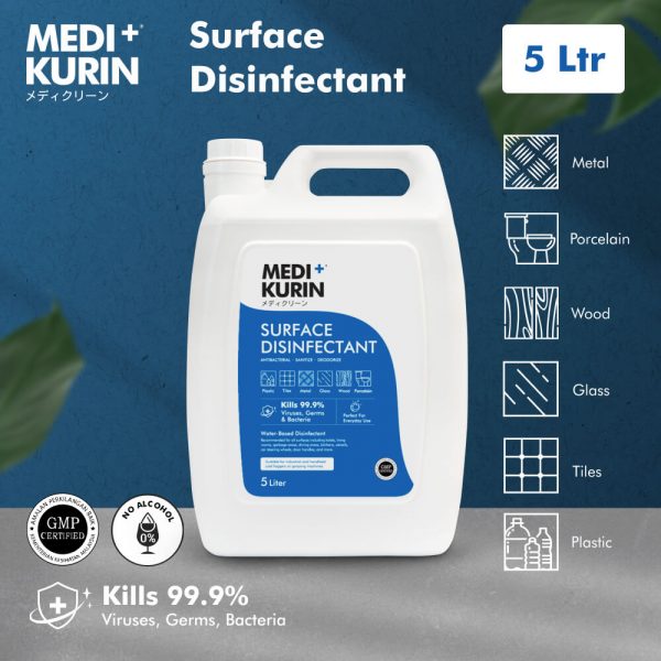 MEDI+KURIN® 5L Surface Disinfectant Solution